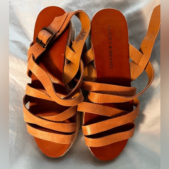 Lucky Brand Jokepa Platform Sandals size 6.5 M - Picture 7 of 11